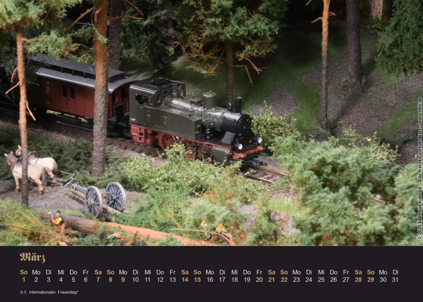 Modellbahn-Kalender 2026 | Ge(l)dern – Oberwald