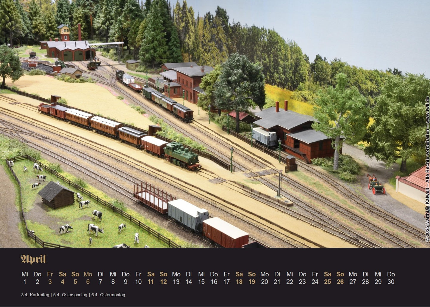 Modellbahn-Kalender 2026 | Ge(l)dern – Oberwald