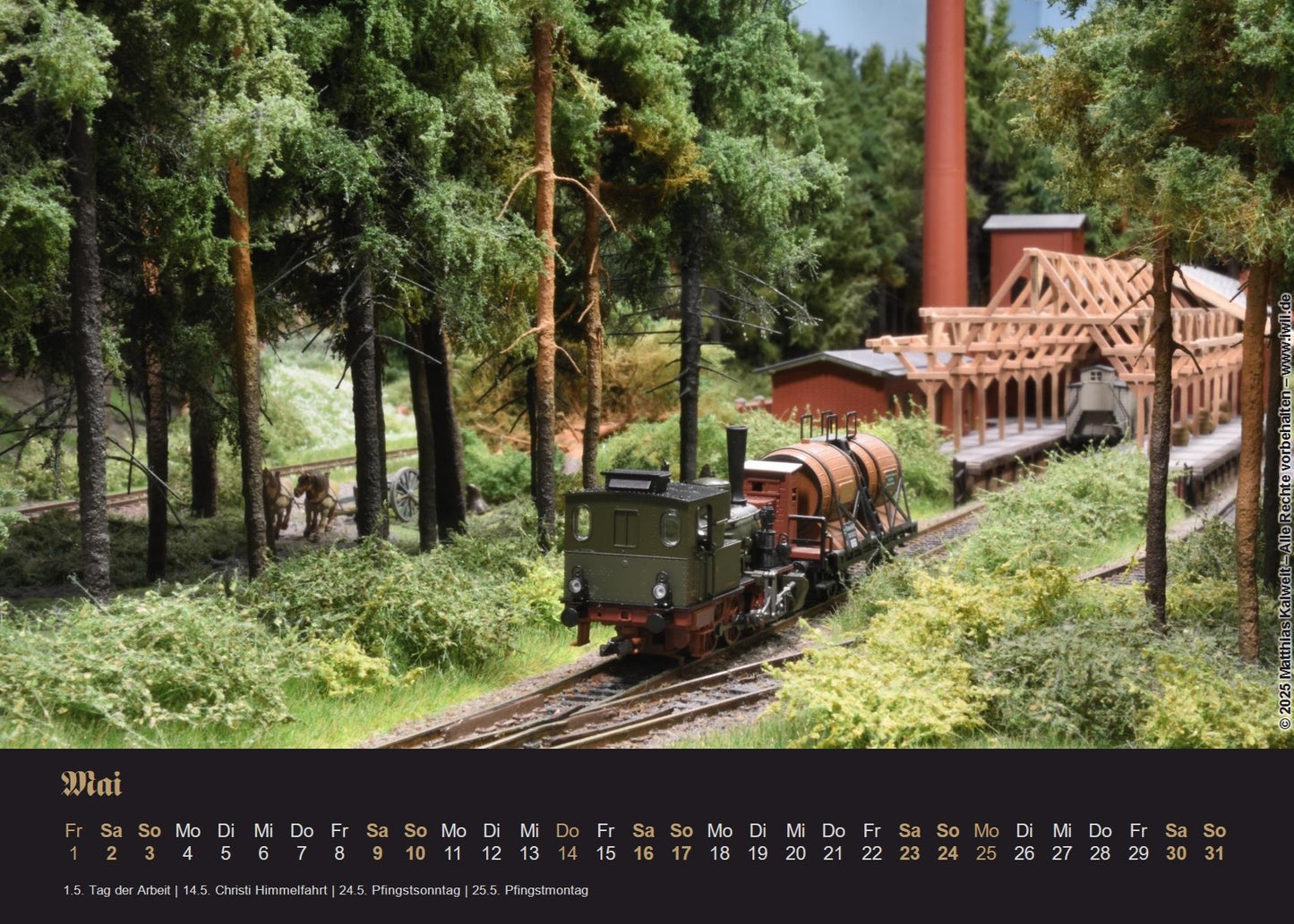 Modellbahn-Kalender 2026 | Ge(l)dern – Oberwald