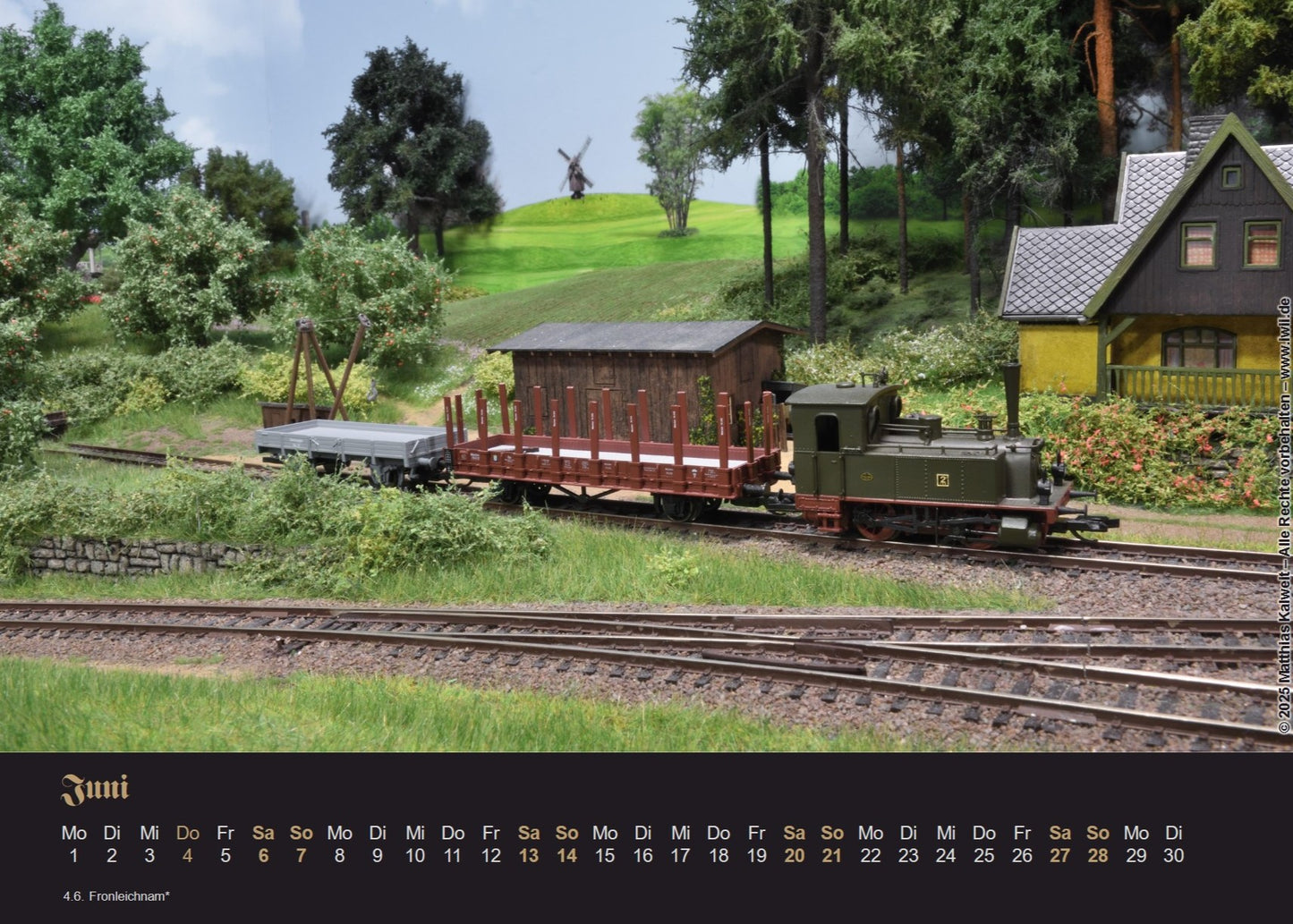 Modellbahn-Kalender 2026 | Ge(l)dern – Oberwald