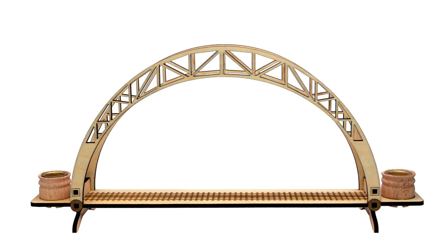 Kleiner Schwibbogen für Eisenbahnmodelle