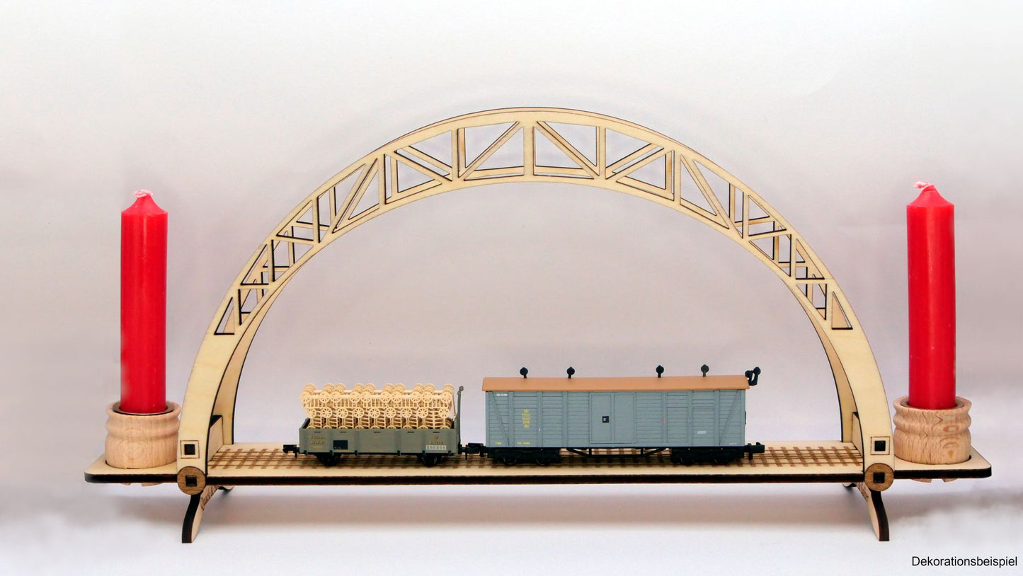 Kleiner Schwibbogen für Eisenbahnmodelle