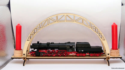 Kleiner Schwibbogen für Eisenbahnmodelle