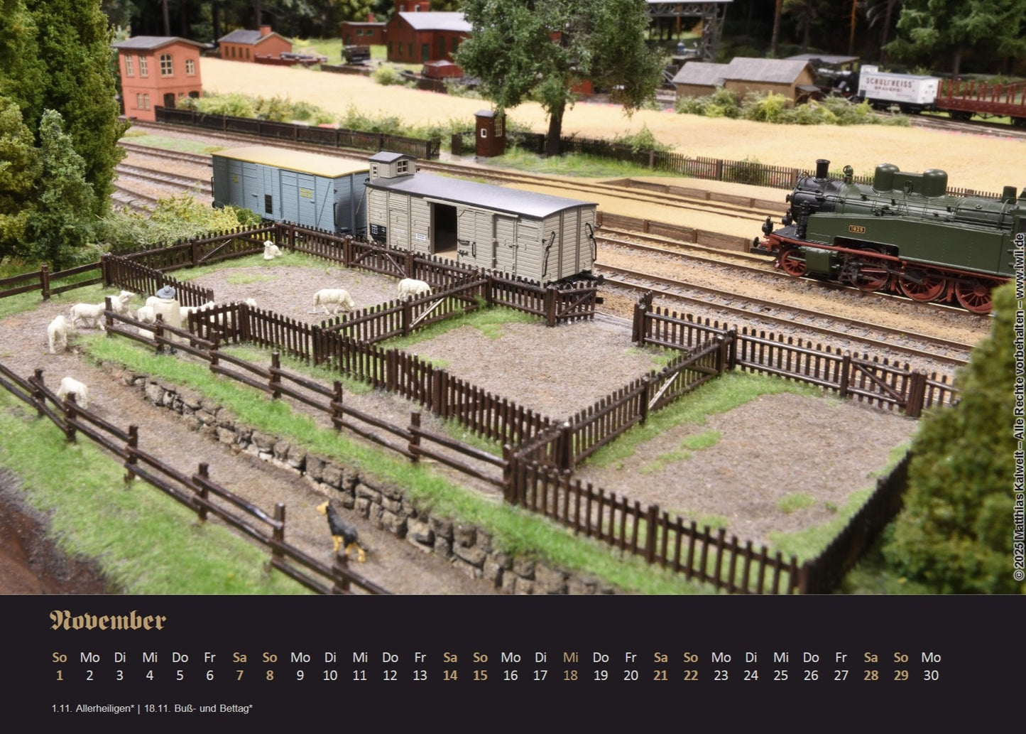 Modellbahn-Kalender 2026 | Ge(l)dern – Oberwald