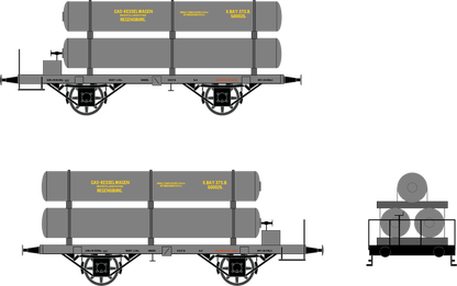 [Vorbestellung] Leuchtgas-Kesselwagen der K.Bay.Sts.E.B.