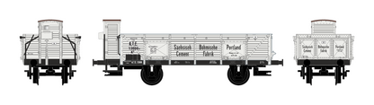 Offene Wagen der Sächsisch-Böhmischen Portland-Cement-Fabrik, 2er-Set