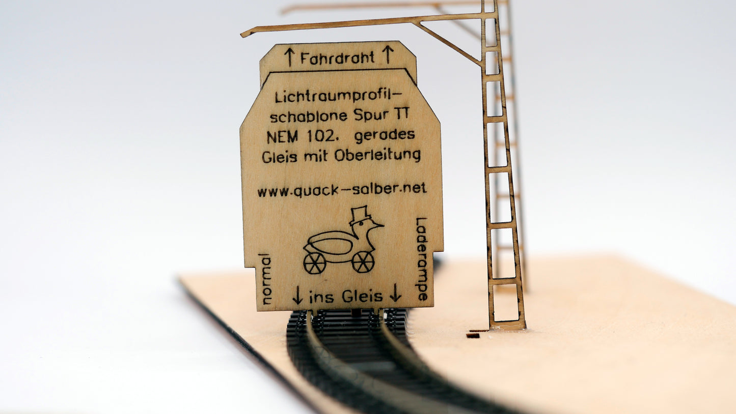 Lichtraumprofil-Schablonen