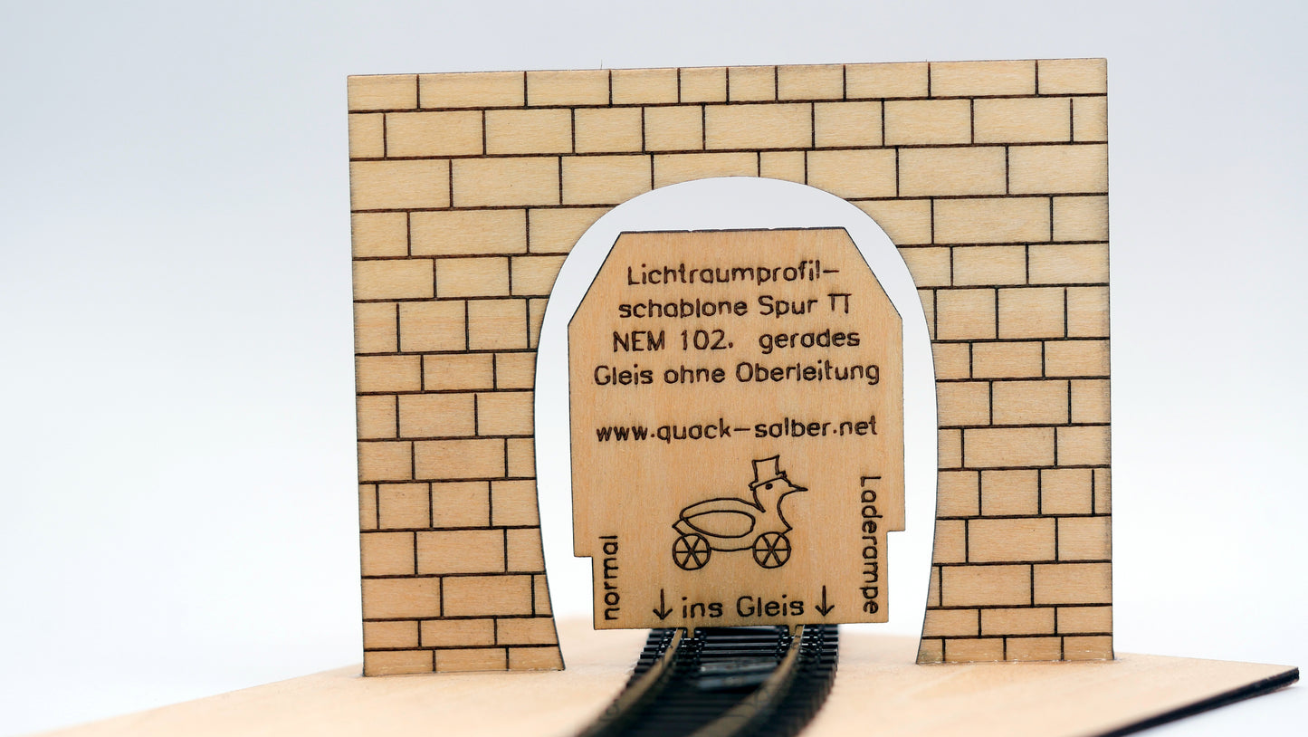 Lichtraumprofil-Schablonen